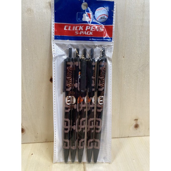 Pick your Team! MLB Baseball Team Logo Click Pens Multi-Pack with Team Logo - Picture 3 of 6